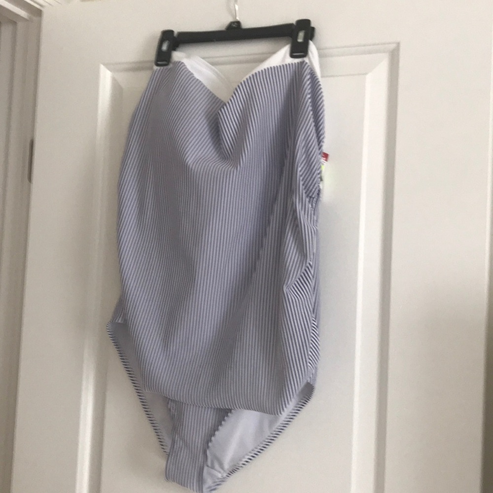 Woman’s one piece bathing suit